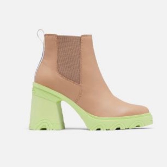 Sorel Brex™ Waterproof Platform Block Heel Chelsea Boot (Women) Size 6 - Picture 3 of 7